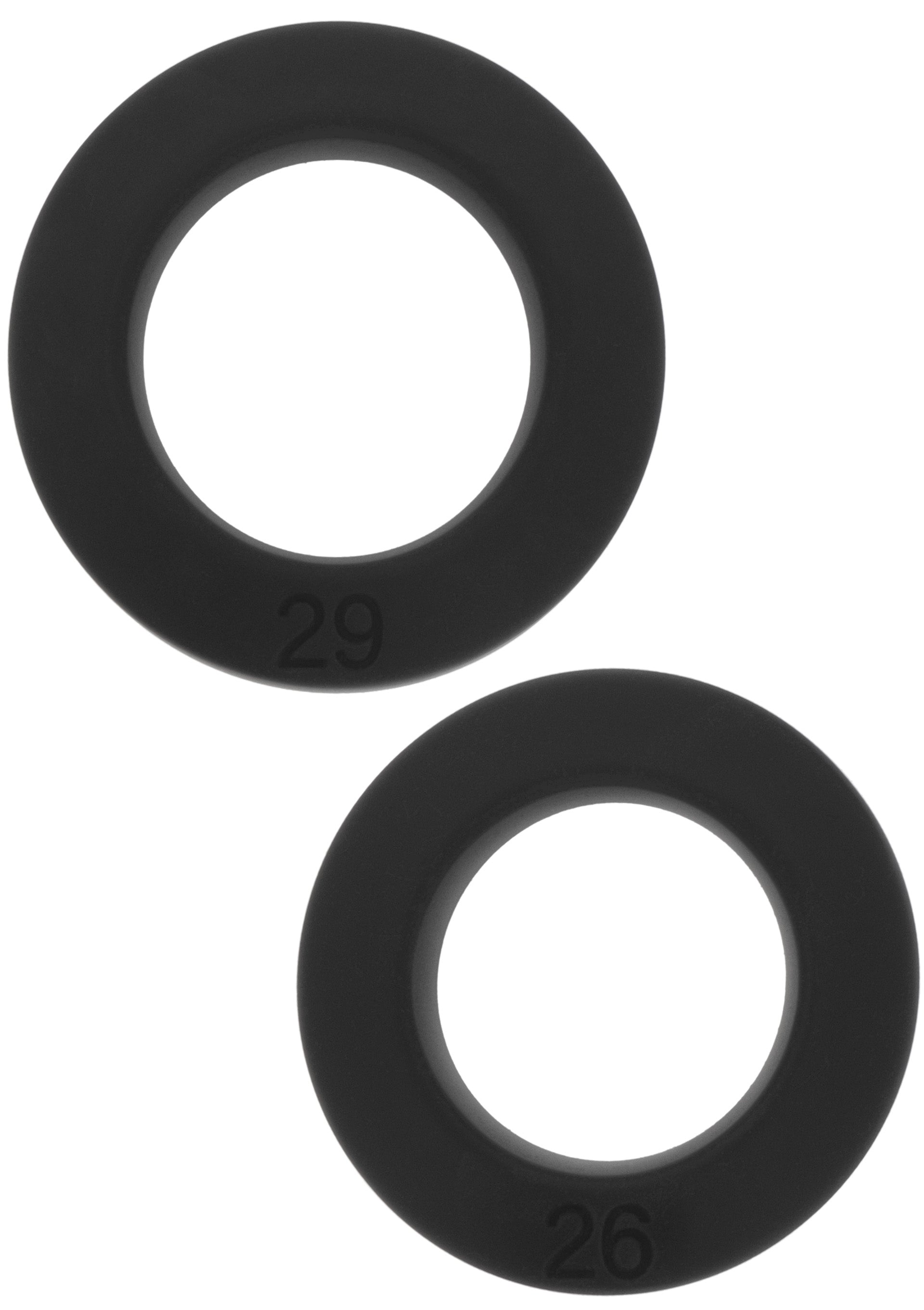 Double Stackers C-Ring, set 2 pezzi M nero