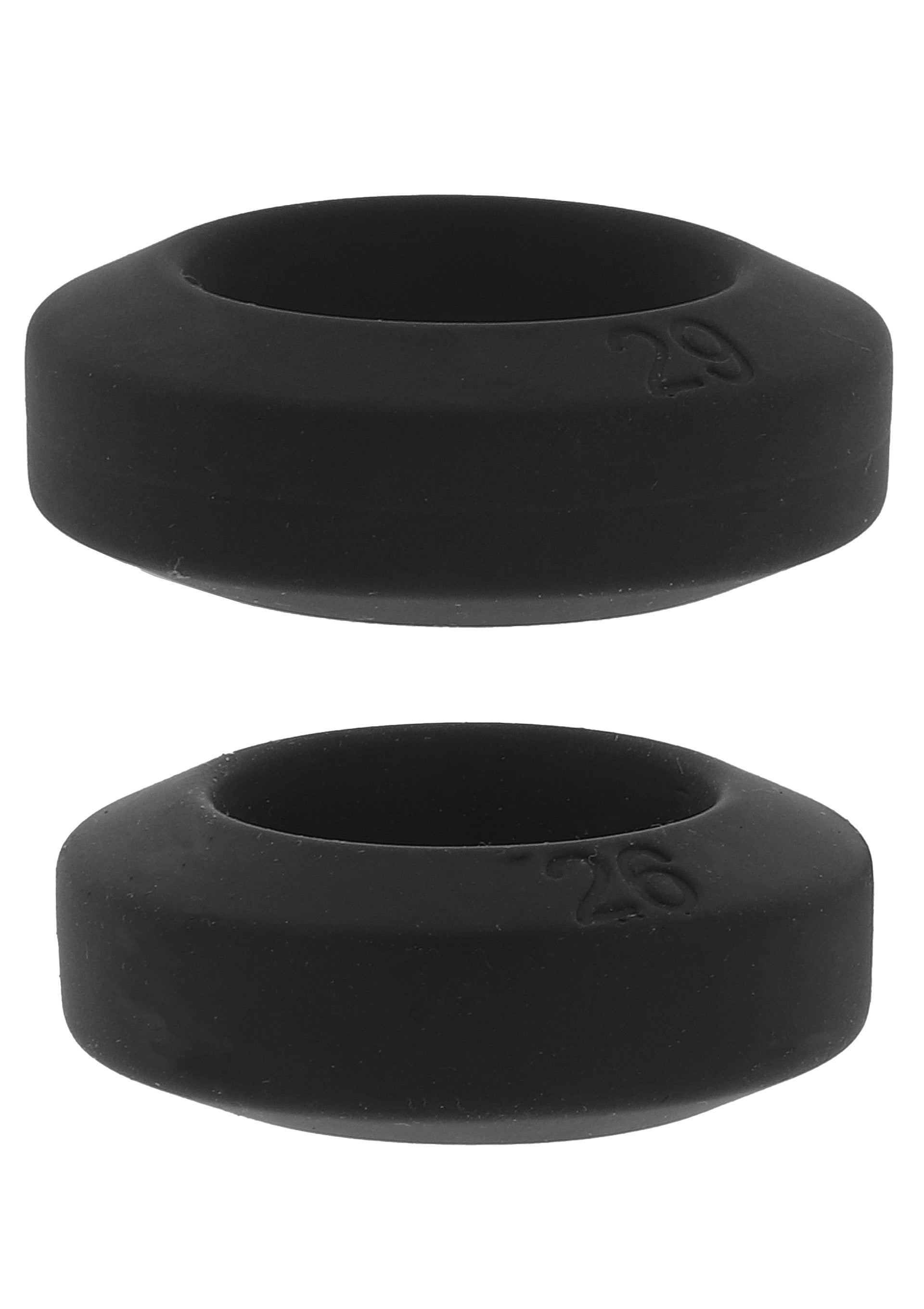 Double Stackers C-Ring, set 2 pezzi M nero