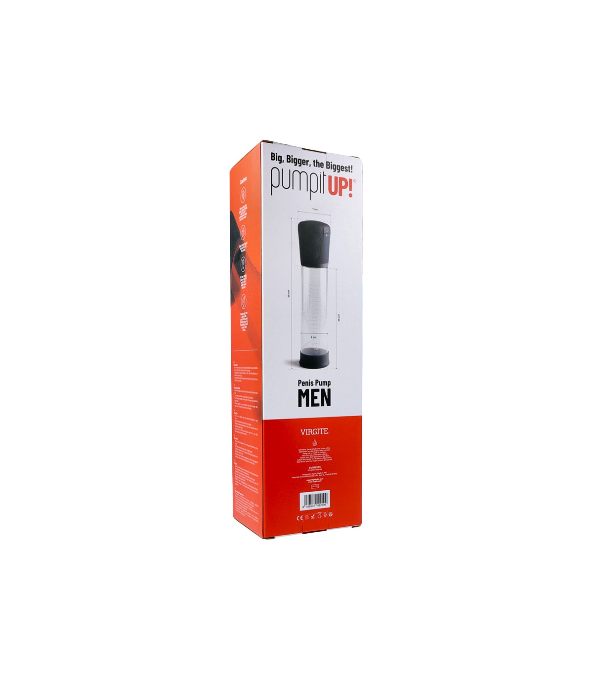 AUTOMATIC PENIS PUMP WITH BATTERIES 21 CM