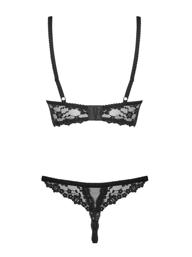 Letica Set 2 Pezzi Senza Coppe Nero S/M
