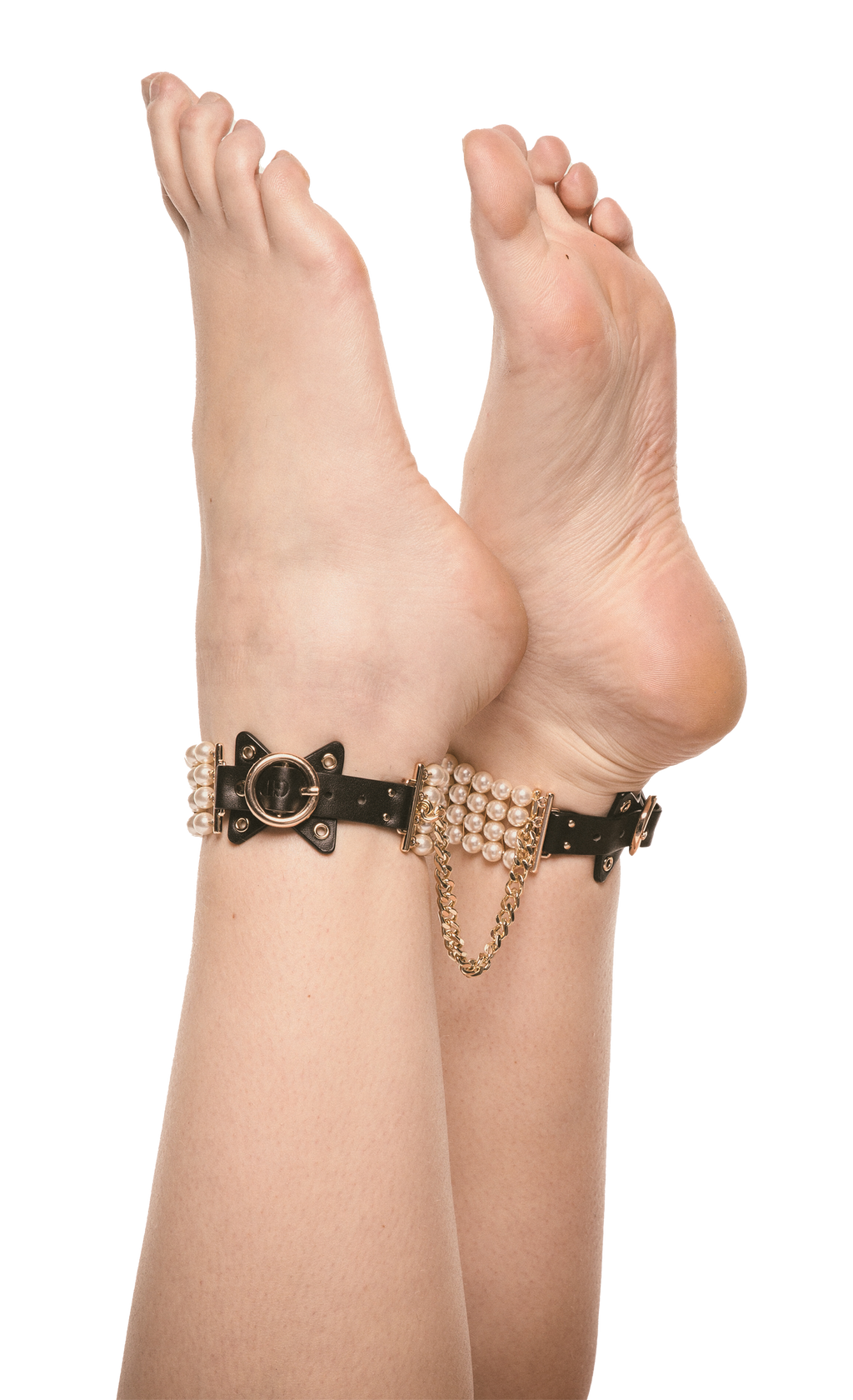 GUILTY PLEASURE BALLROOM ANKLE SLEEVES WITH PEARLS