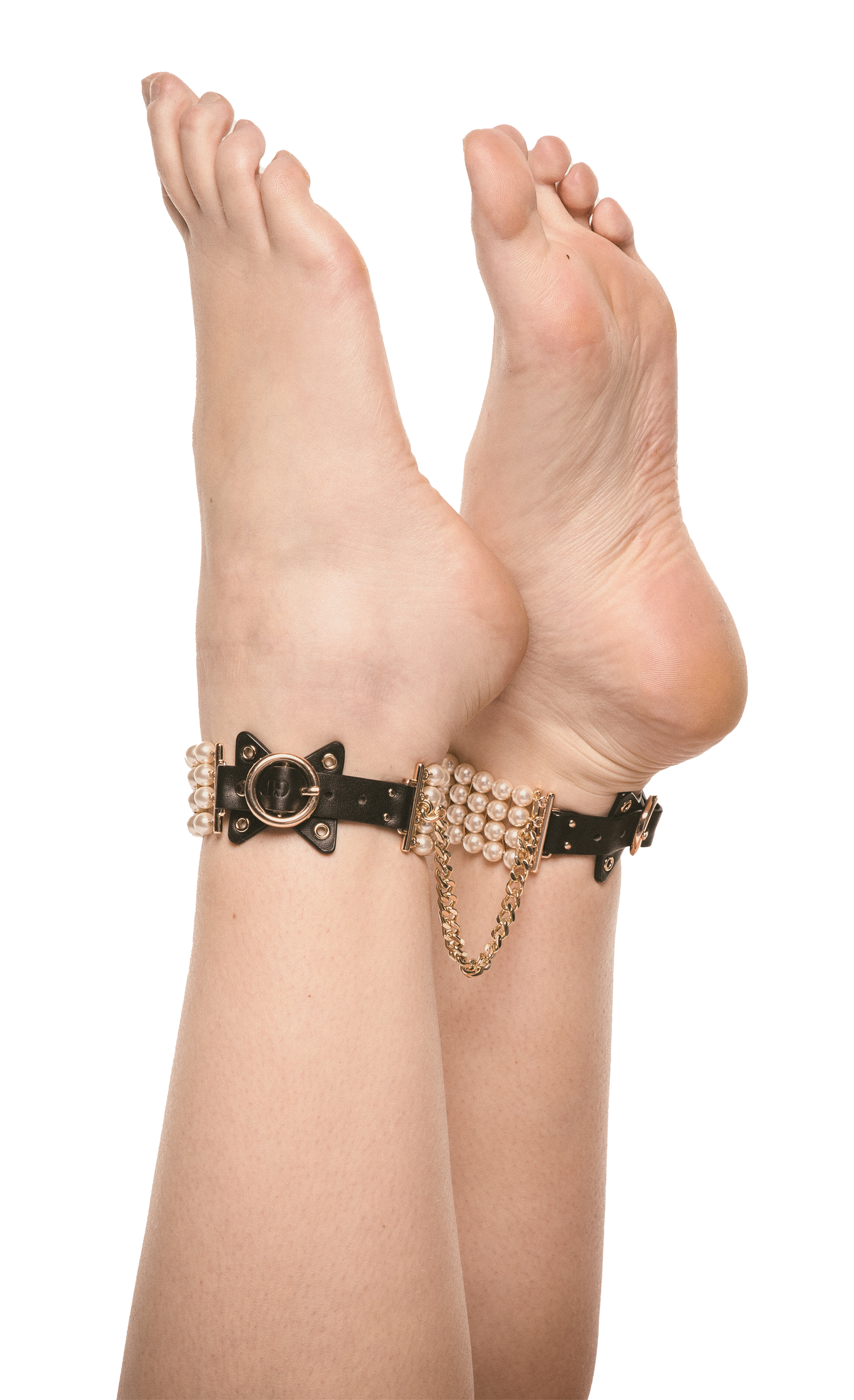 GUILTY PLEASURE BALLROOM ANKLE SLEEVES WITH PEARLS