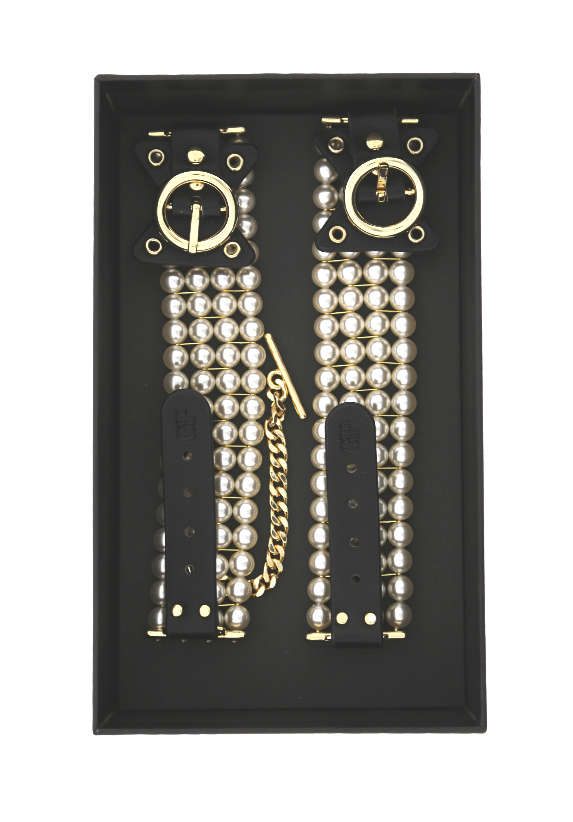 GUILTY PLEASURE BALLROOM ANKLE SLEEVES WITH PEARLS