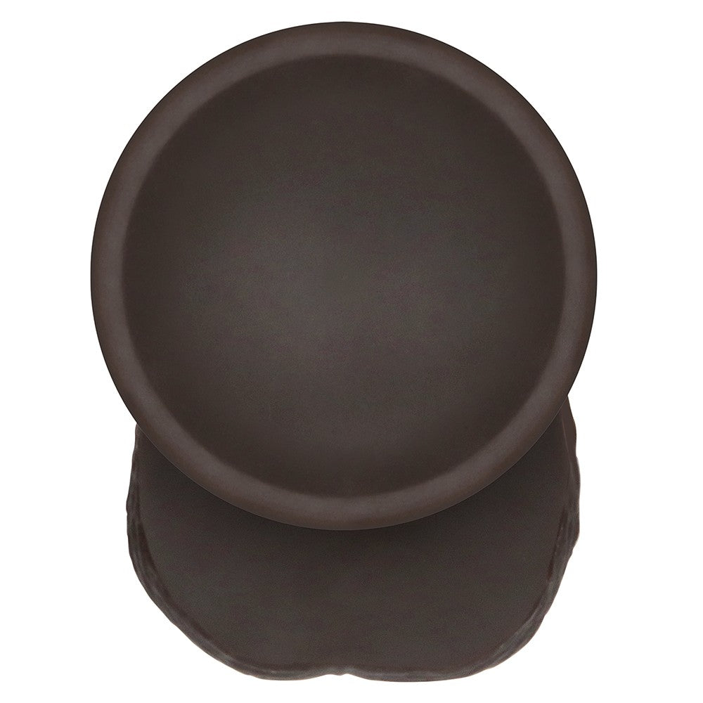 8.5" Sliding Skin Pro II Dual Layer Silicone Dildo (Black)
