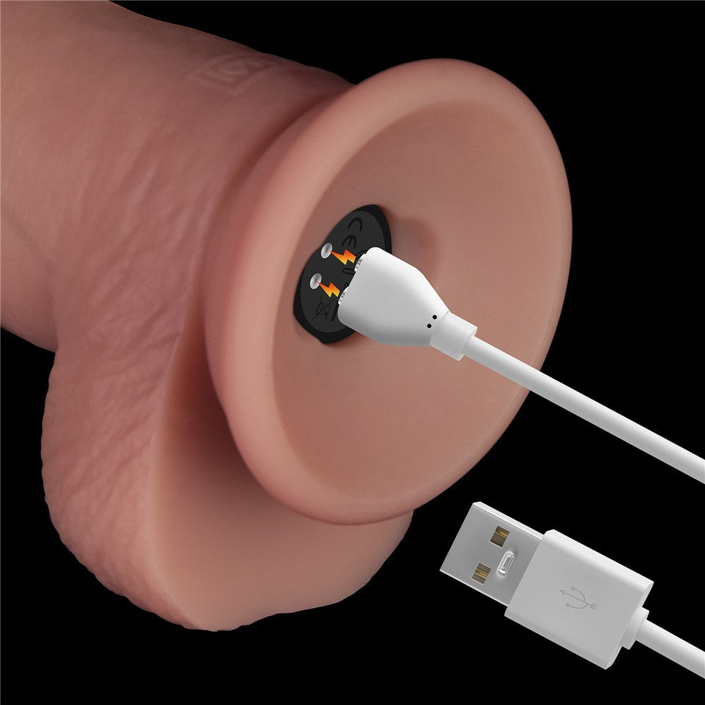 Dildo vibrante scorrevole in silicone Pro II da 8,5 pollici