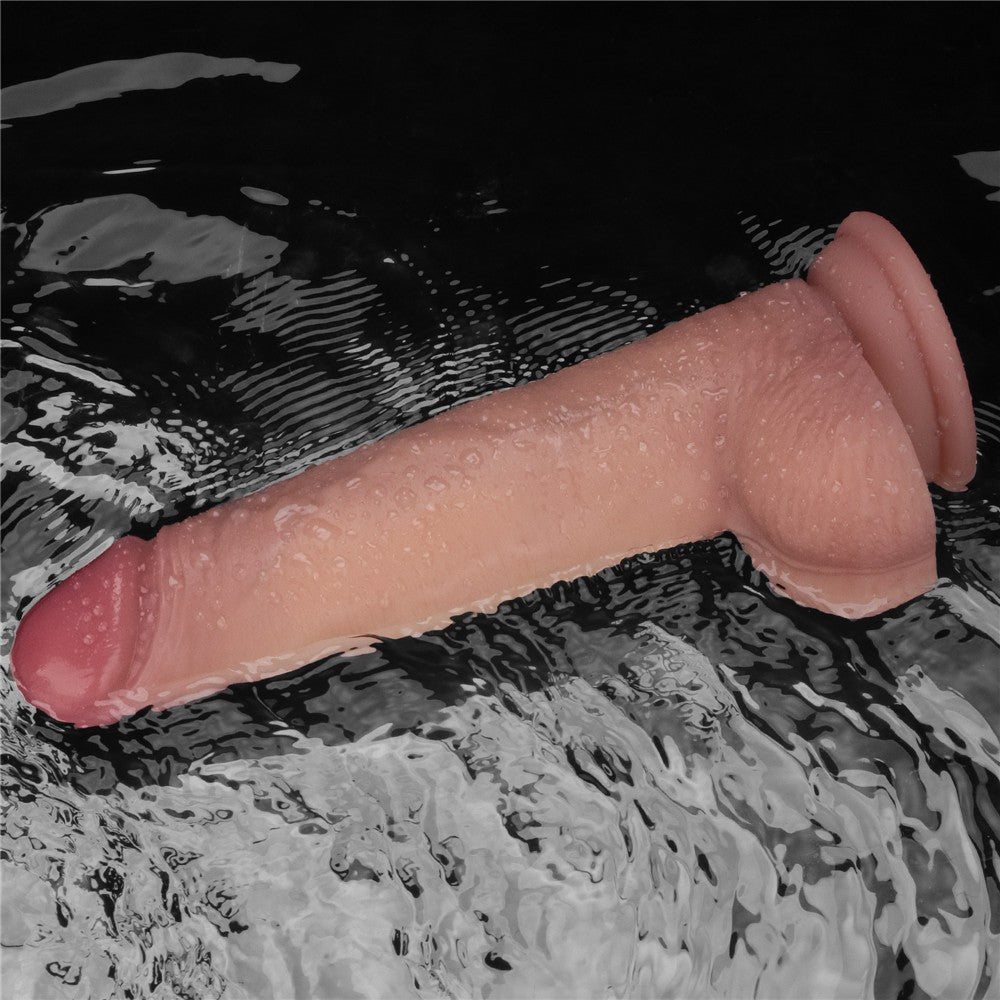 Dildo vibrante scorrevole in silicone Pro II da 8,5 pollici