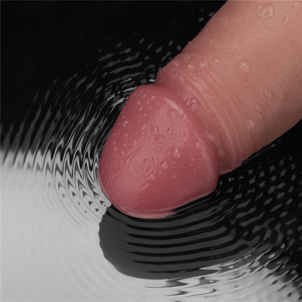 Dildo vibrante scorrevole in silicone Pro II da 8,5 pollici
