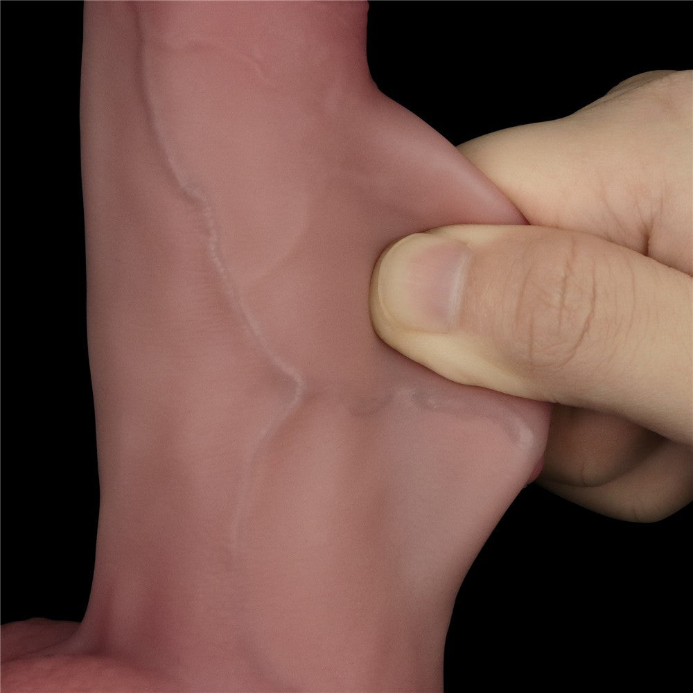 Dildo vibrante scorrevole in silicone Pro II da 8"
