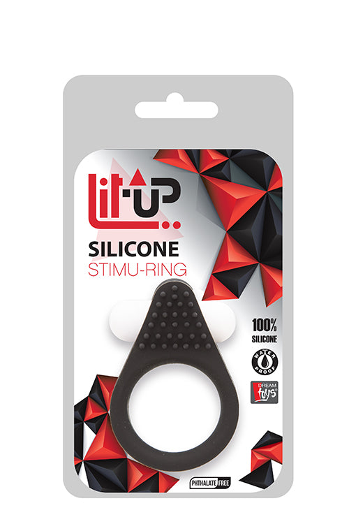 SEMPRE PREFERITI ANELLO STIMOLANTE IN SILICONE NERO