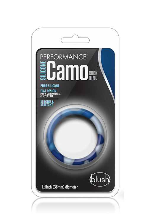 PERFORMING CAMOUFLAGE SILICONE COCK RING