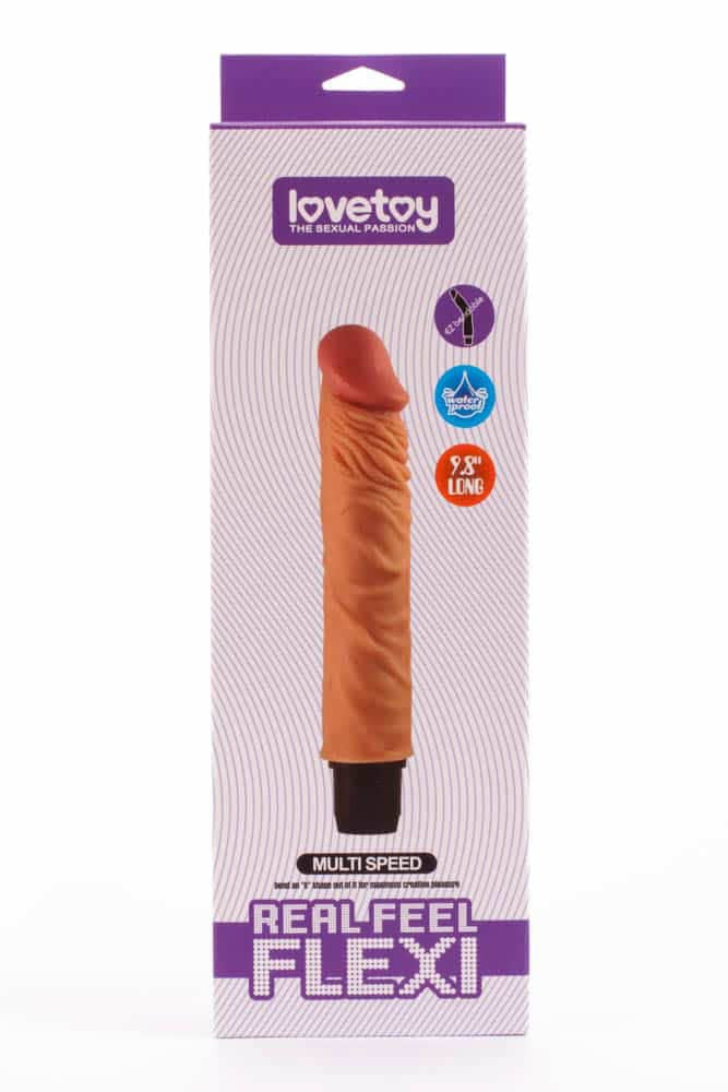 Vibratore Real Feel Flexi Multi Speed da 24,9 cm