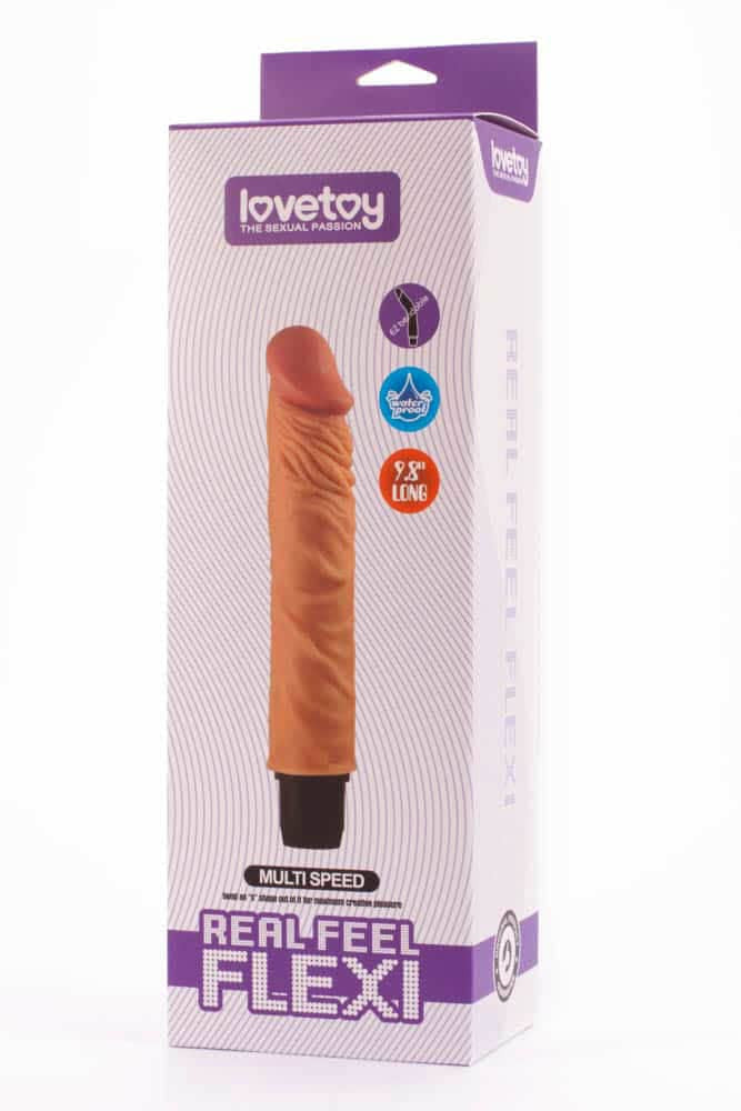 Vibratore Real Feel Flexi Multi Speed da 24,9 cm