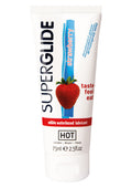 HOT Superglide Edible Water-Based Lubricant - STRAWBERRY 75 ml