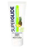 HOT Superglide Edible Water Based Lubricant - PINEAPPLE 75ml
