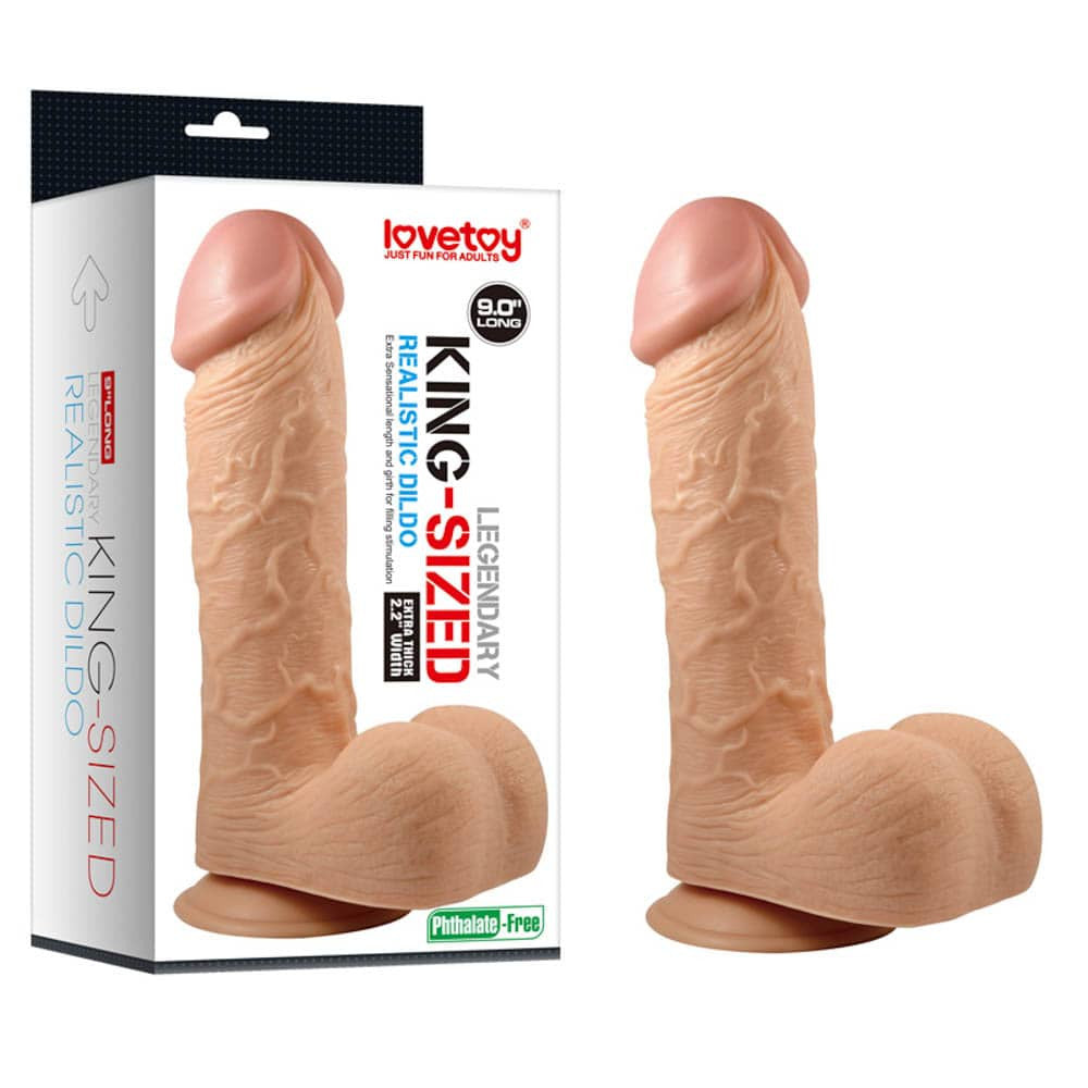 Dildo realistico leggendario King-Size da 23 cm