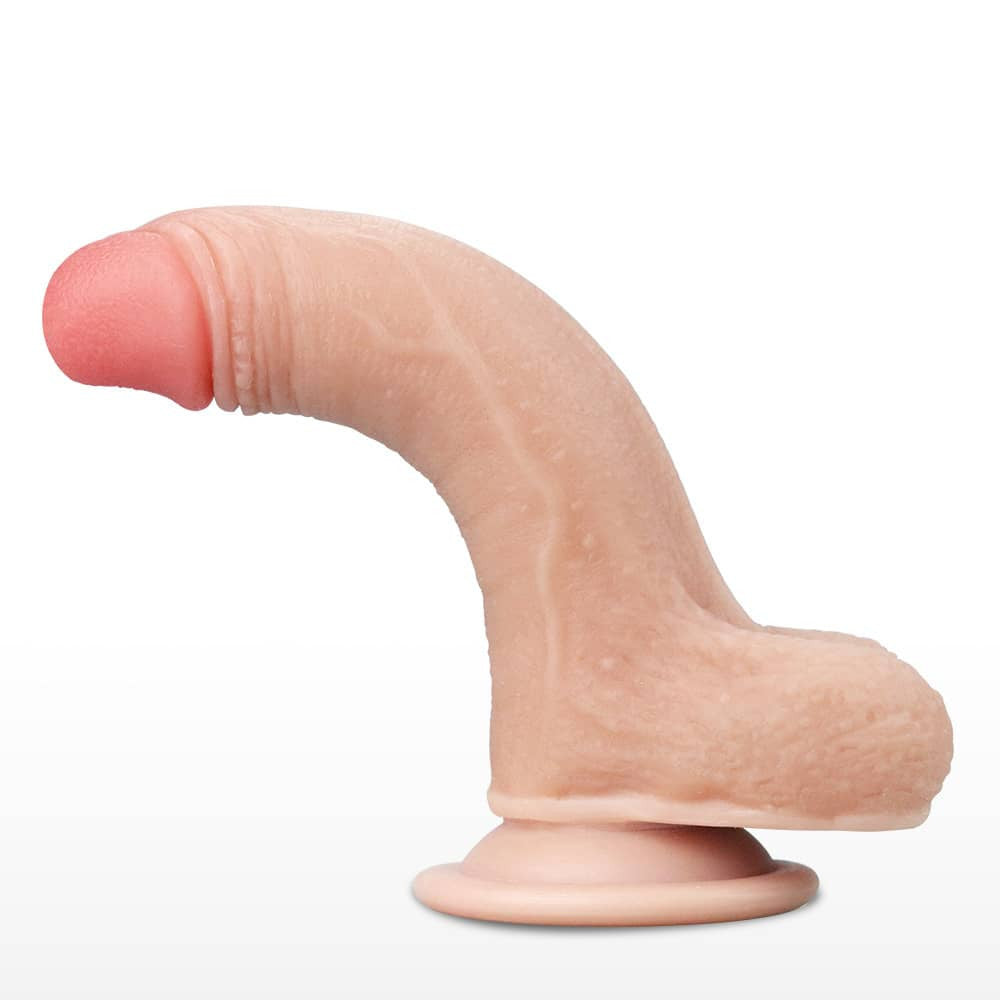 Dildo a doppio strato da 7" con pelle scorrevole