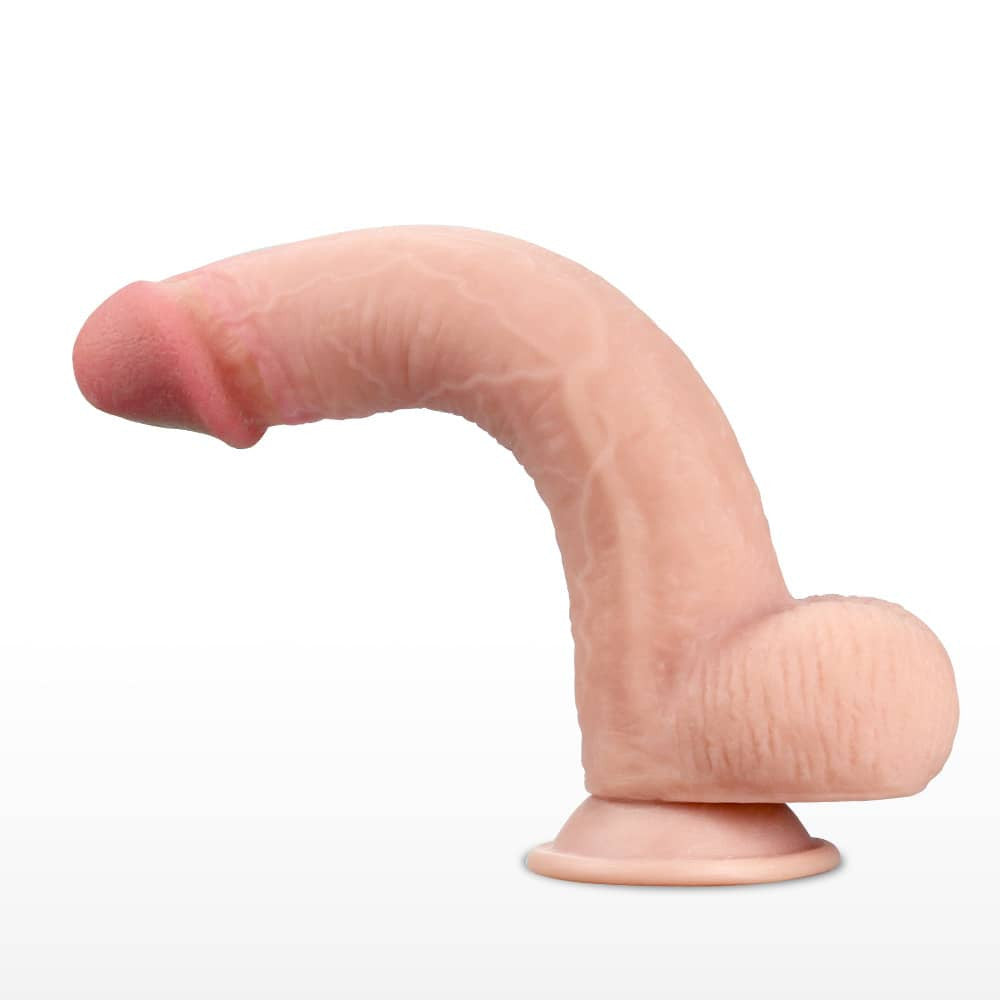 Dildo a doppio strato da 9" con rivestimento scorrevole 1