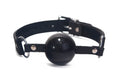 Black Silicone Ball Gag