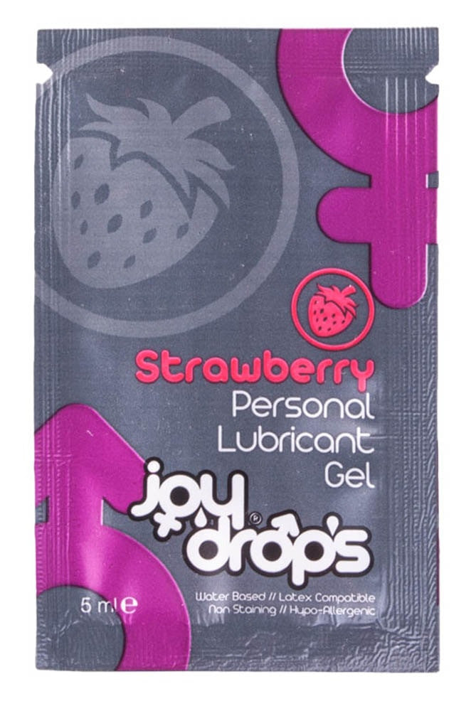 Strawberry lubricant gel - 5 ml sachet