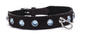 Blue crystal collar