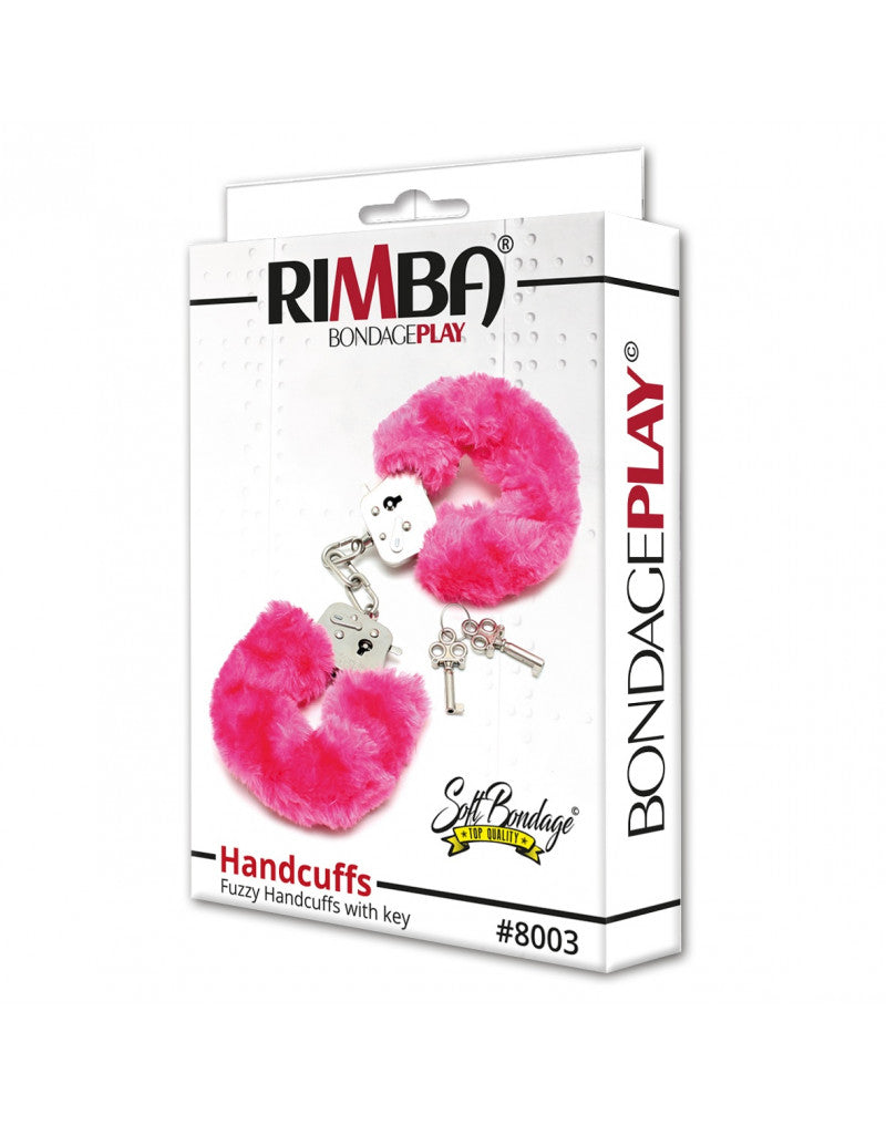 Rimba - Manette della Polizia con Pelliccia Rosa