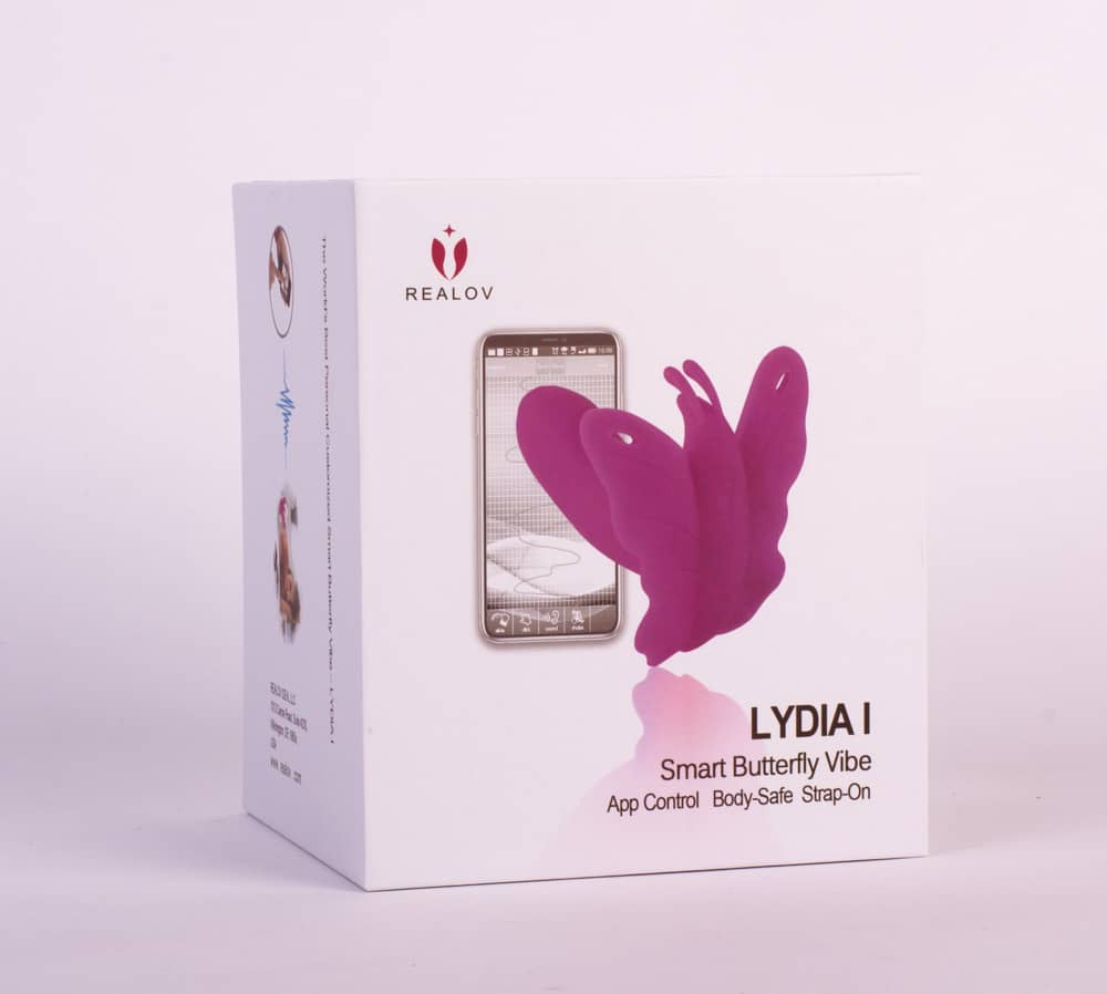 Realov - Lydia I Vibrazione intelligente a farfalla Viola