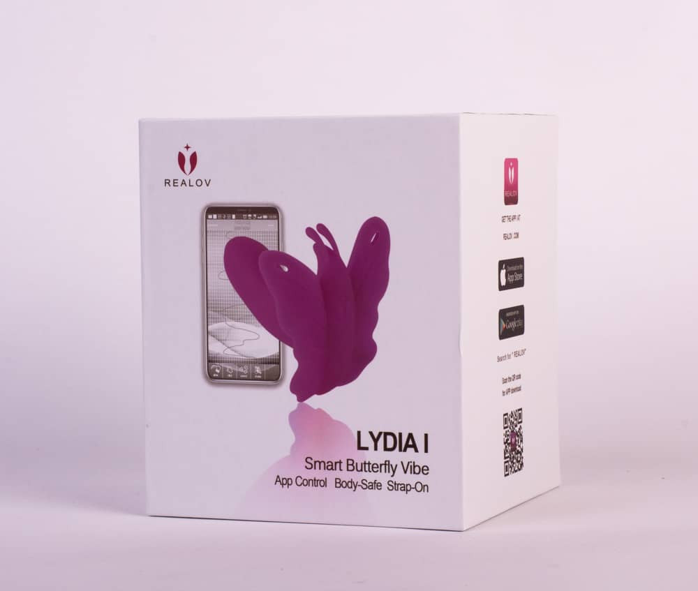 Realov - Lydia I Vibrazione intelligente a farfalla Viola