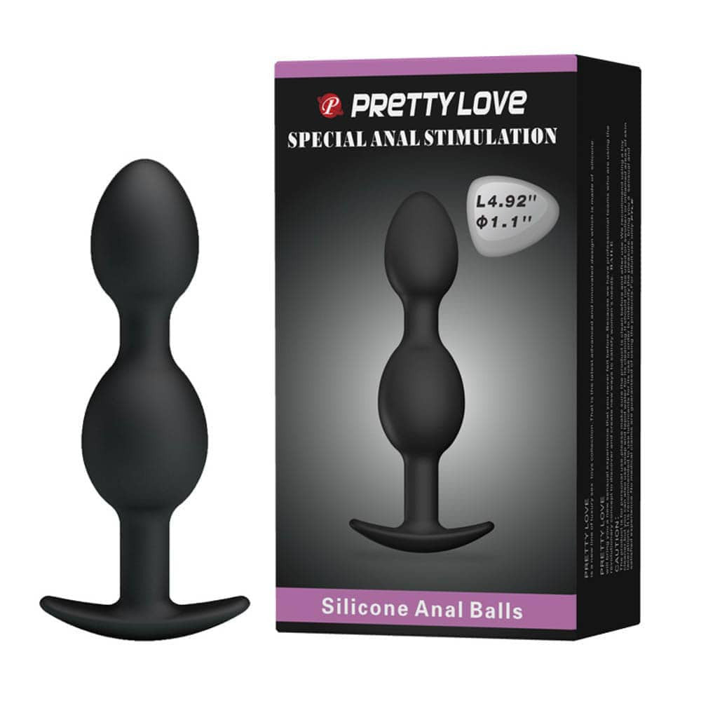 Pretty Love Heavy Balls Silicone Anal Plug 3
