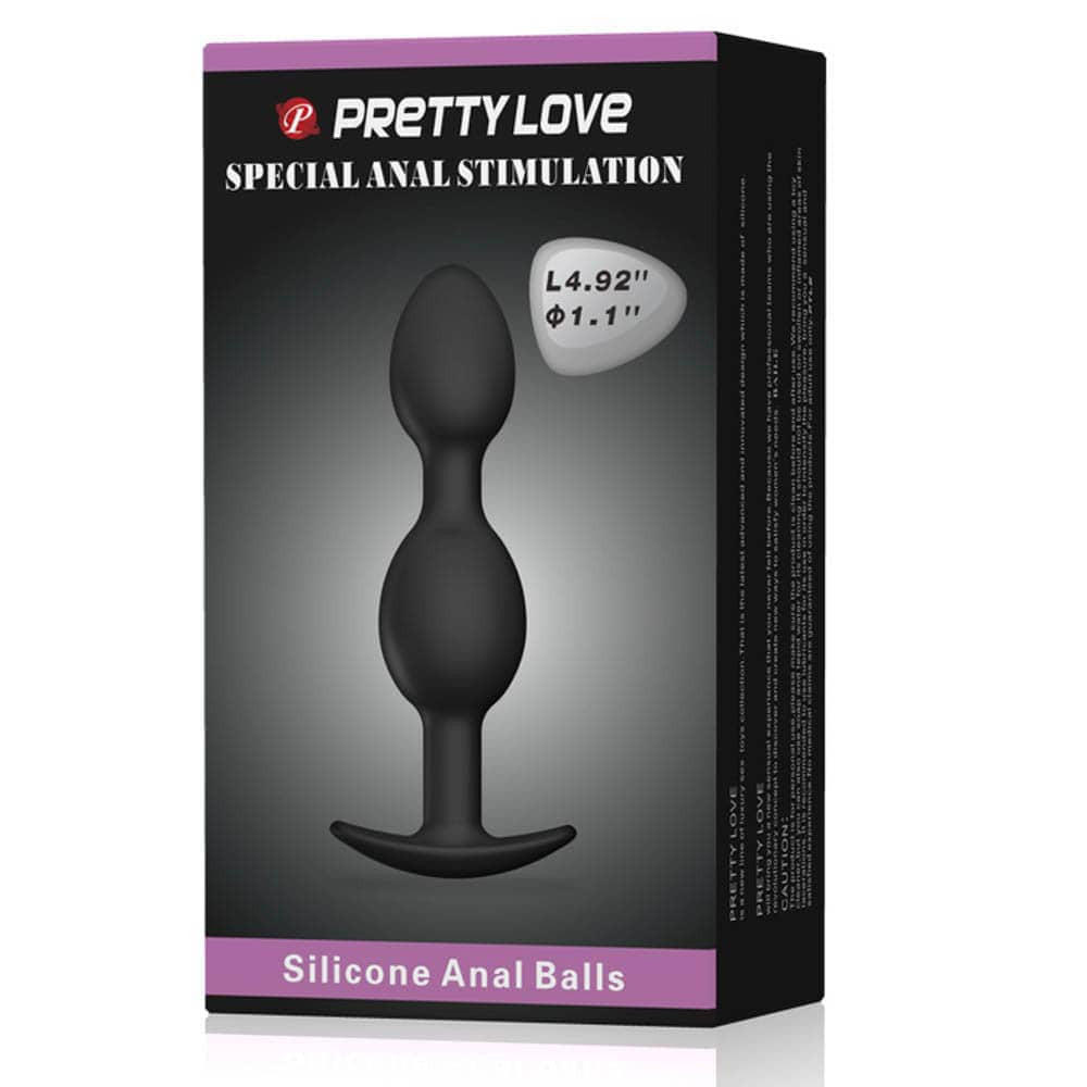 Pretty Love Heavy Balls Silicone Anal Plug 3