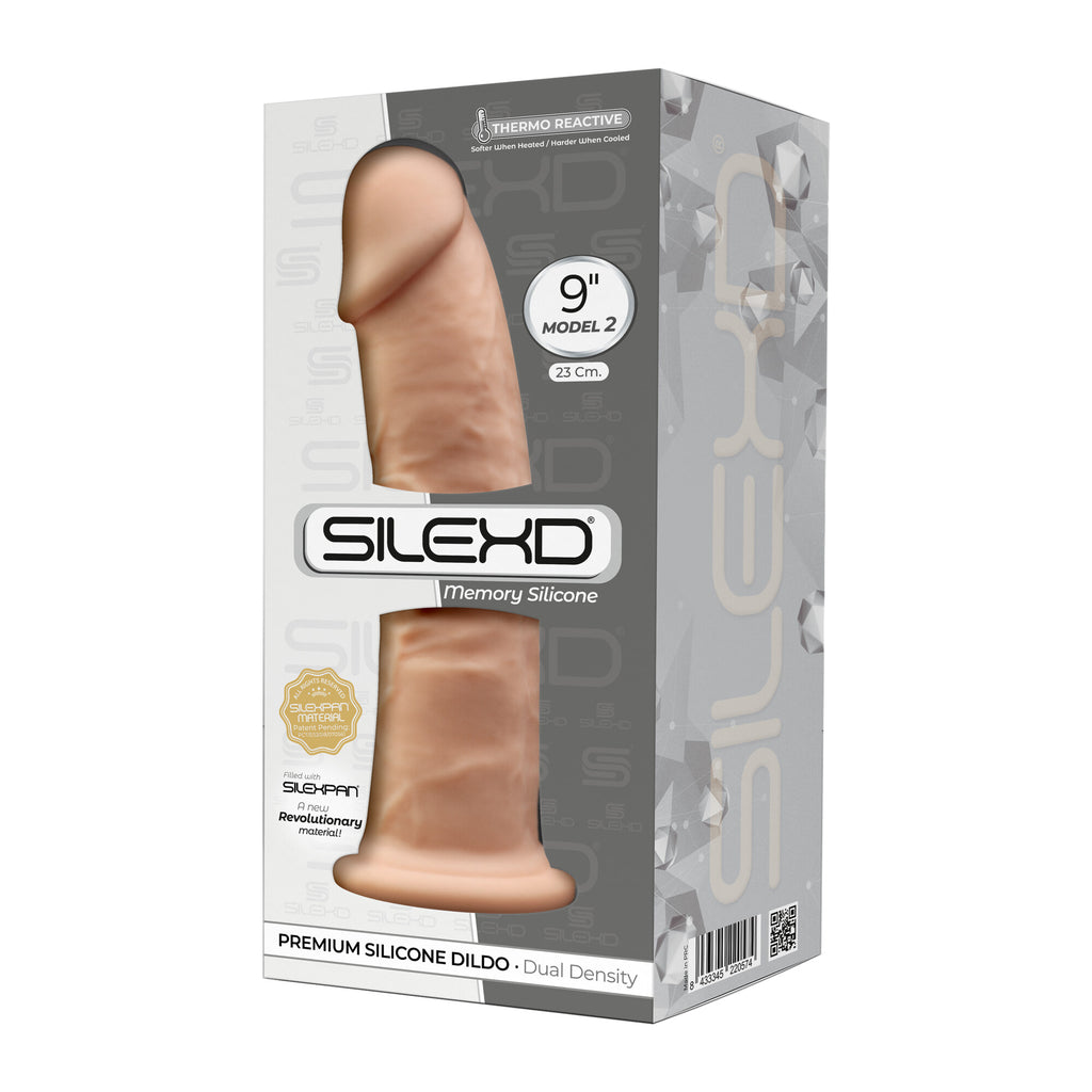 Silexd - Dildo Premium Silicone Mod.2 22,8 cm - Color Carne