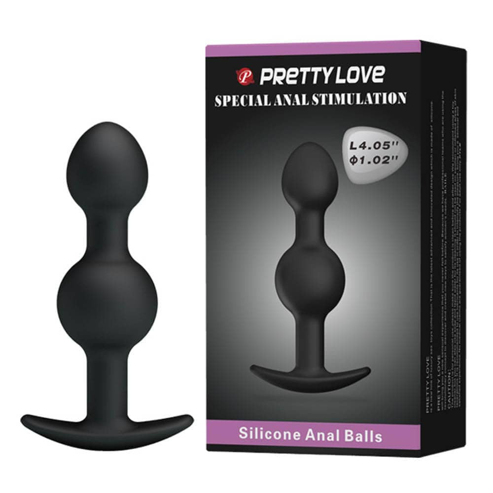 Pretty Love Heavy Balls Silicone Anal Plug 2