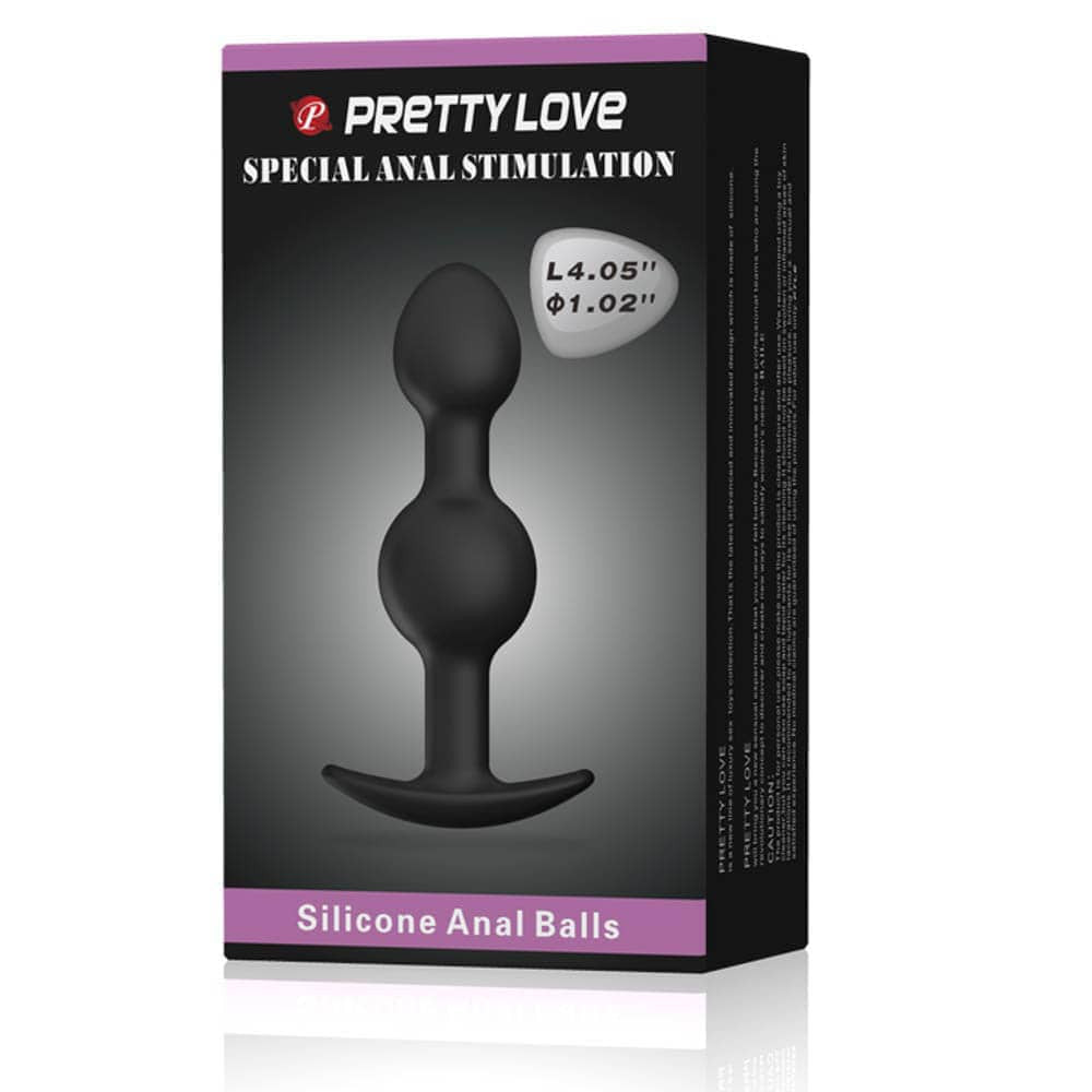 Pretty Love Heavy Balls Silicone Anal Plug 2