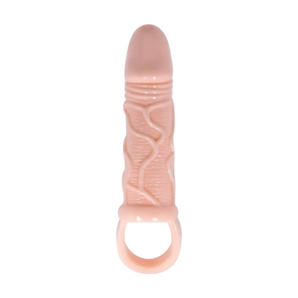 Sleeve per pene estesa color carne