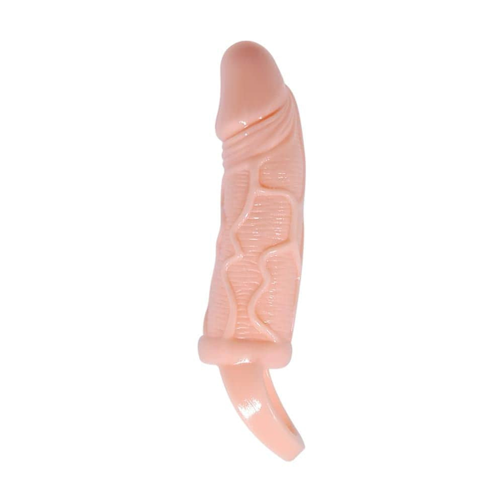 Sleeve per pene estesa color carne