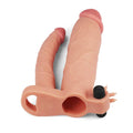 Add 3" double penis vibrating sleeve
