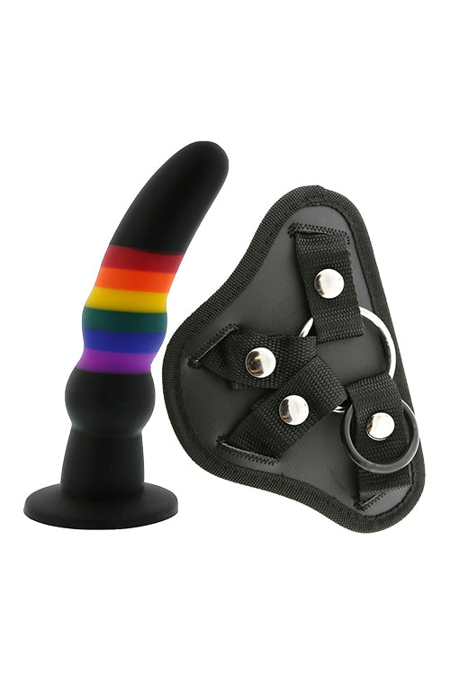 DILDO SOLIDO ESSENTIALS STRAP-ON