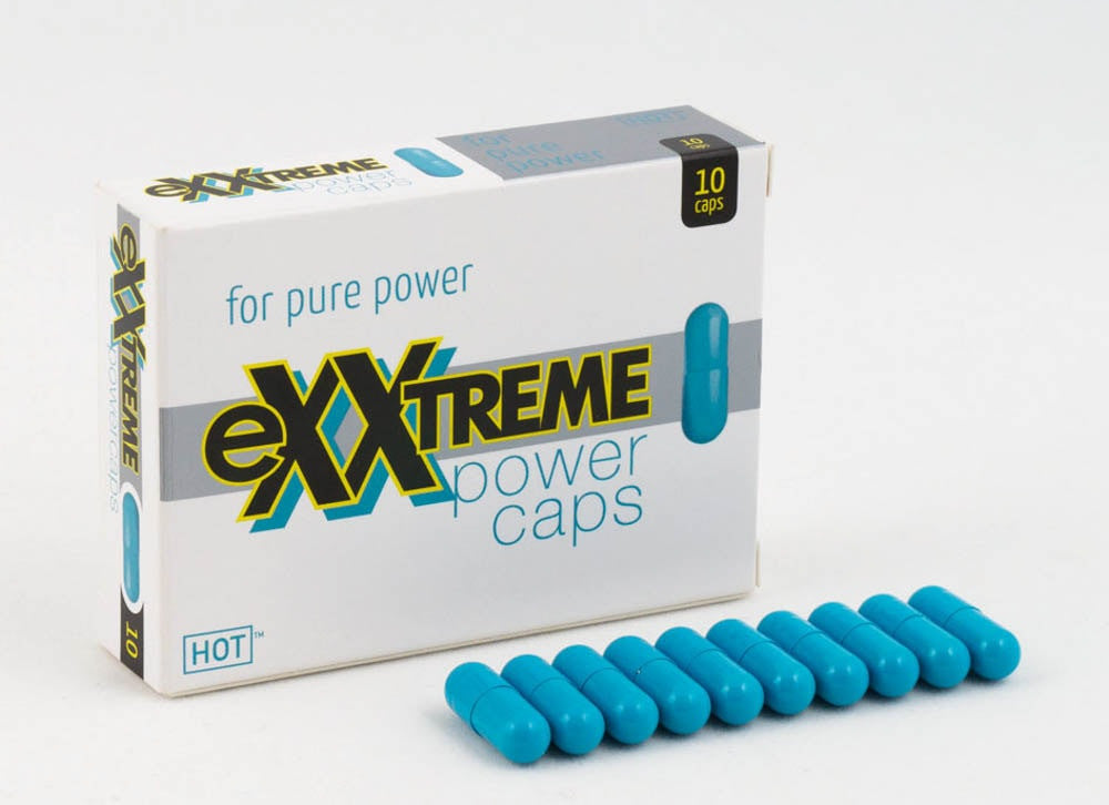 HOT exxtreme power caps uomo 1x10 pezzi 10 pezzi