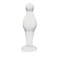 Romance 4.5" Clear Glass Butt Plug