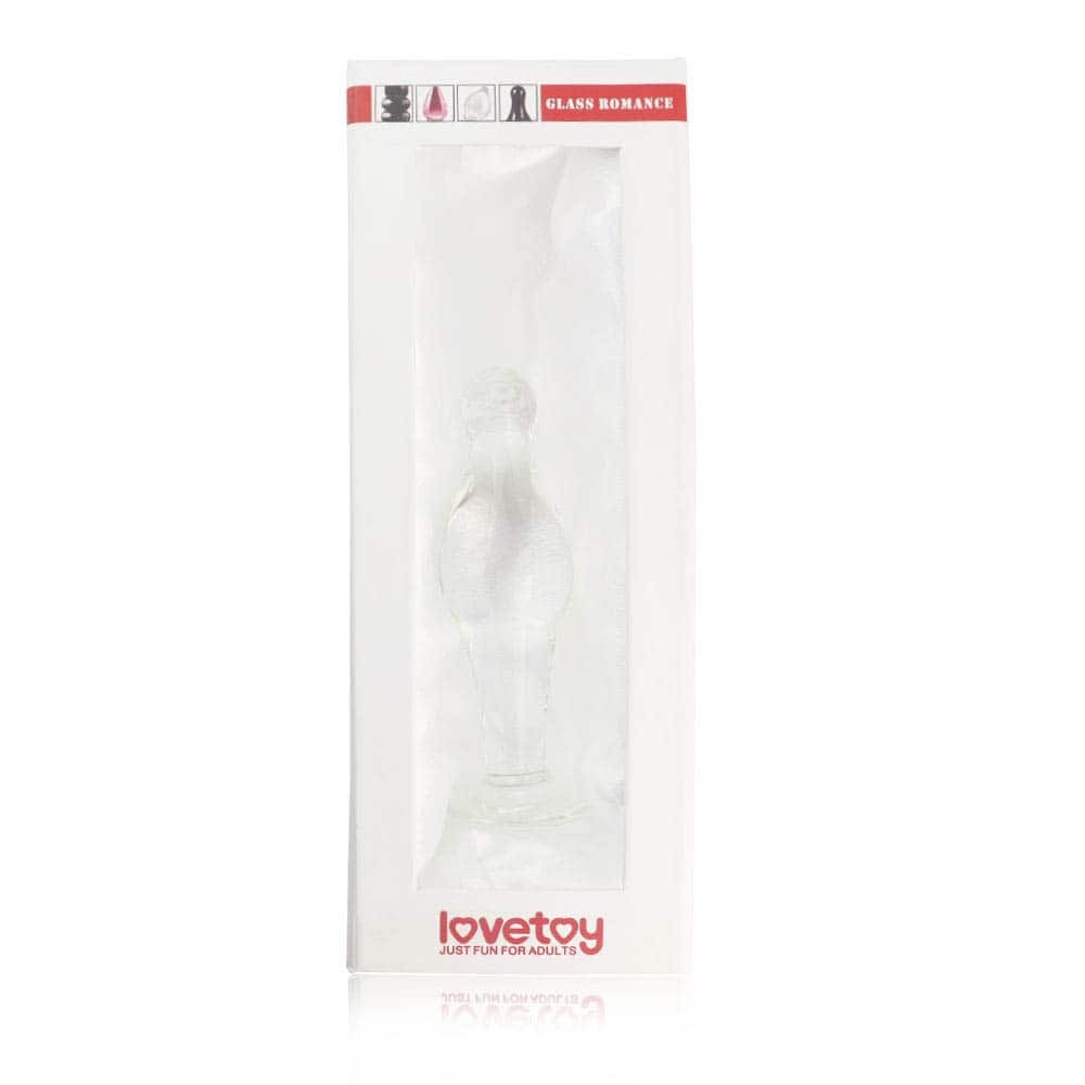 Romance 4.5" Clear Glass Butt Plug