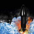Black 5" Glass Anal Plug Romance