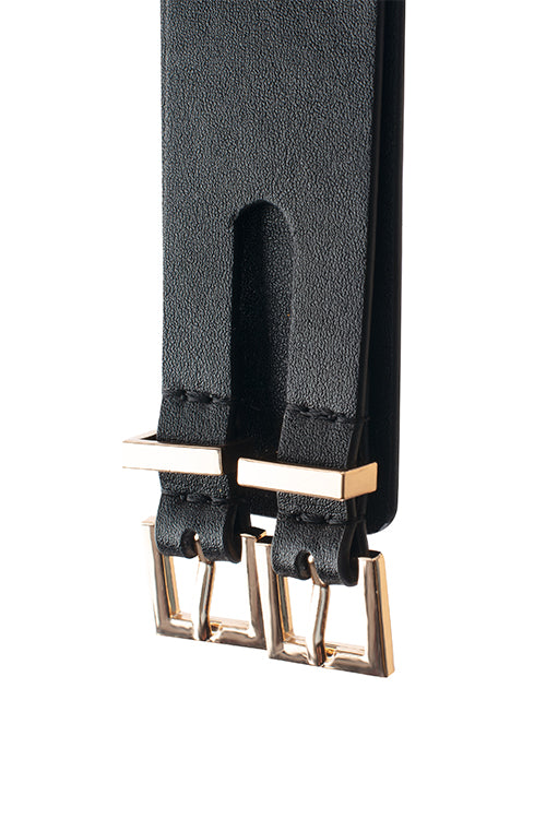 PREMIUM GP ANKLE CUFFS WITH CHAIN BLACK