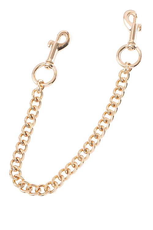 PREMIUM GP ANKLE CUFFS WITH CHAIN BLACK