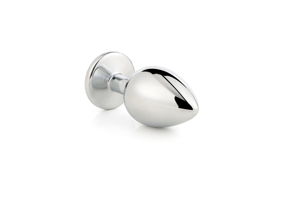 PLUG ANALE MEDIO IN ARGENTO LUCIDO