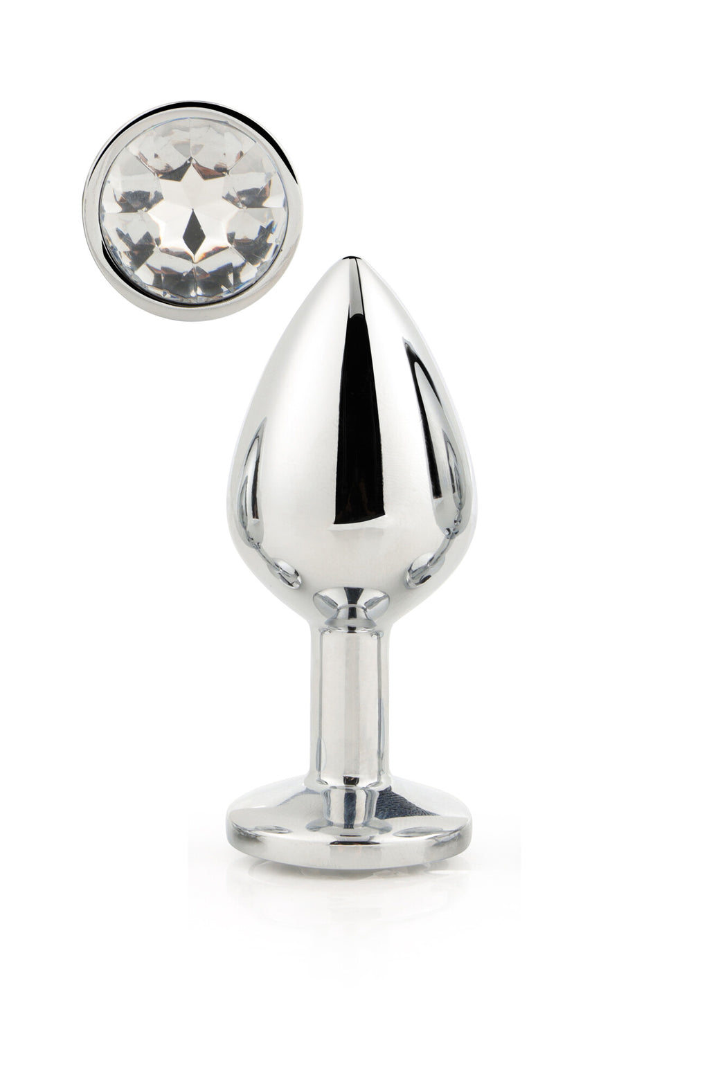 PLUG ANALE MEDIO IN ARGENTO LUCIDO