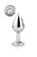 PLUG ANALE MEDIO IN ARGENTO LUCIDO