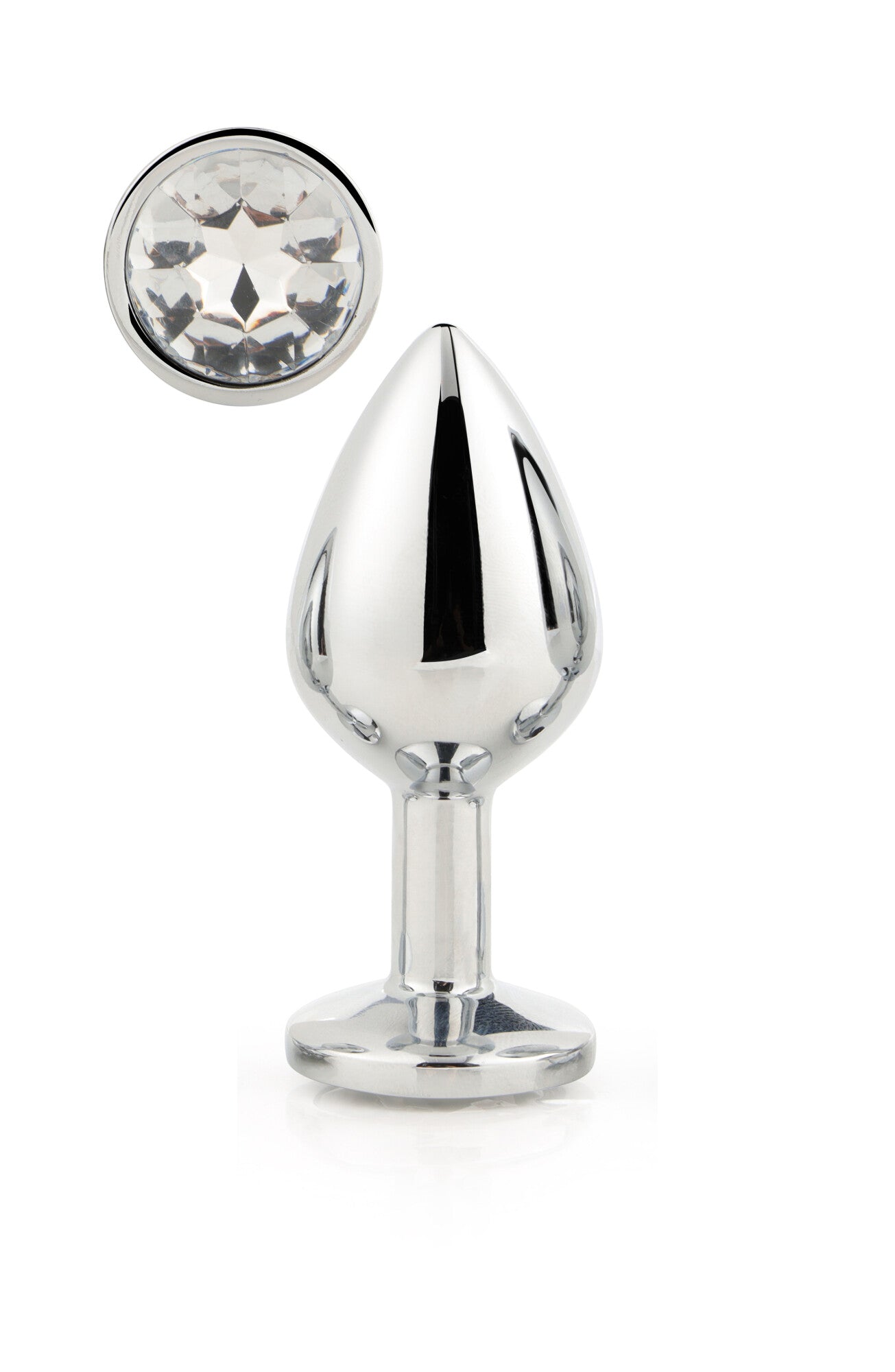 PLUG ANALE MEDIO IN ARGENTO LUCIDO