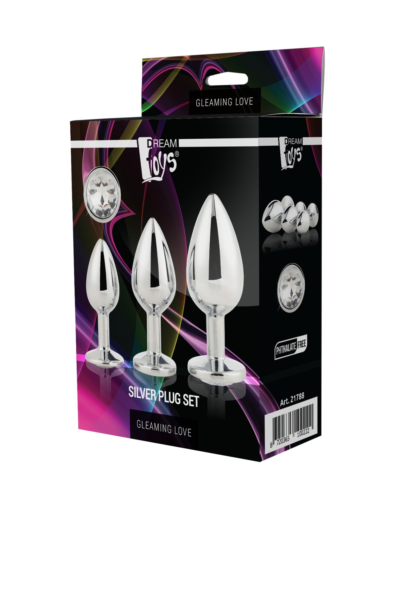 SET DI TAPPI IN ARGENTO AMORE LUMINOSO
