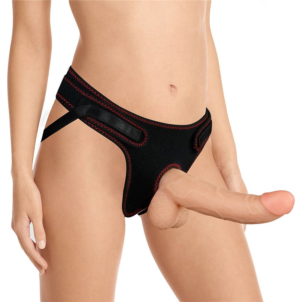 Easy-to-use 8.5'' strapon set