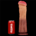 12'' Dual-Density Platinum Silicone Dildo