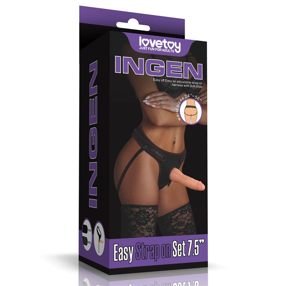Easy-to-use 7.5'' strapon set 1